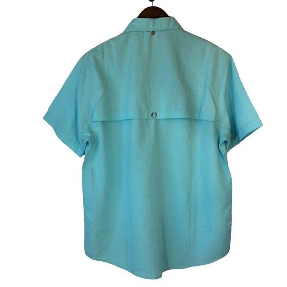 American Outdoorsman Short Sleeve Button Down Shirt Size Medium - Picture 2 of 8